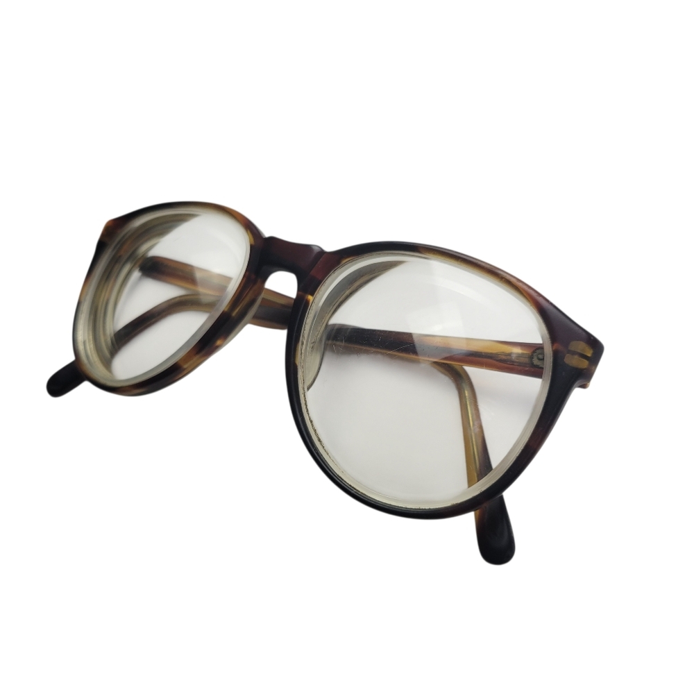 Vintage 80s Round Preppy Tortoise Glasses